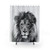 Stylish Safari-Inspired Lion Shower Curtain