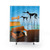 Greyhound, Lurcher & Whippet Shower Curtains with Surreal Dali Art