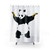 Bad Panda Stencil Shower Curtain