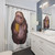 Xing Xing Monkey Shower Curtain with Playful Primate Design