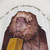 Xing Xing Monkey Shower Curtain with Playful Primate Design