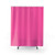 Hot Pink Solid Color Shower Curtain