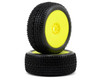 AKA 1/8 Cityblock Buggy Pre-Mounted Tires (2) (Yellow) (Ultra Soft)