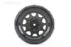 Jetko Tires 1/10 ST 2.8 Super Sonic Tires Mounted on Black Claw Rims, Medium Soft, 14mm Hex, for Arrma (2)