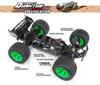 Maverick Quantum (3S) XT Flux 80A Brushless 1/10 4WD Stadium Truck Ready to Run - Green