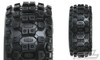 Pro-Line Badlands MX SC Tires w/Raid Wheels (Black) (2) (Slash Front) (M2) w/12mm Hex