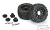 Pro-Line Trencher 2.8" Tires w/Raid 6x30 Wheels (2) (M2) (Black) w/Removable Hex