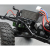 Samix SCX24 Aluminum Front Shock Plate Set (Black)