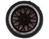 Yeah Racing Spec T Pre-Mounted On-Road Touring Tires w/LS Wheels (Red) (4) w/12mm Hex & 3mm Offset