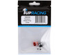 1UP Racing Heatsink Bullet Plug Grips (Black/Red) (Fits LowPro Bullet Plugs)