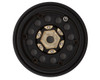 Treal Hobby Type A 1.0" 12-Hole Brass Beadlock Wheels (Black) (4) (40g)
