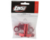 Losi Promoto-MX Aluminum Triple Clamp Set (Red)