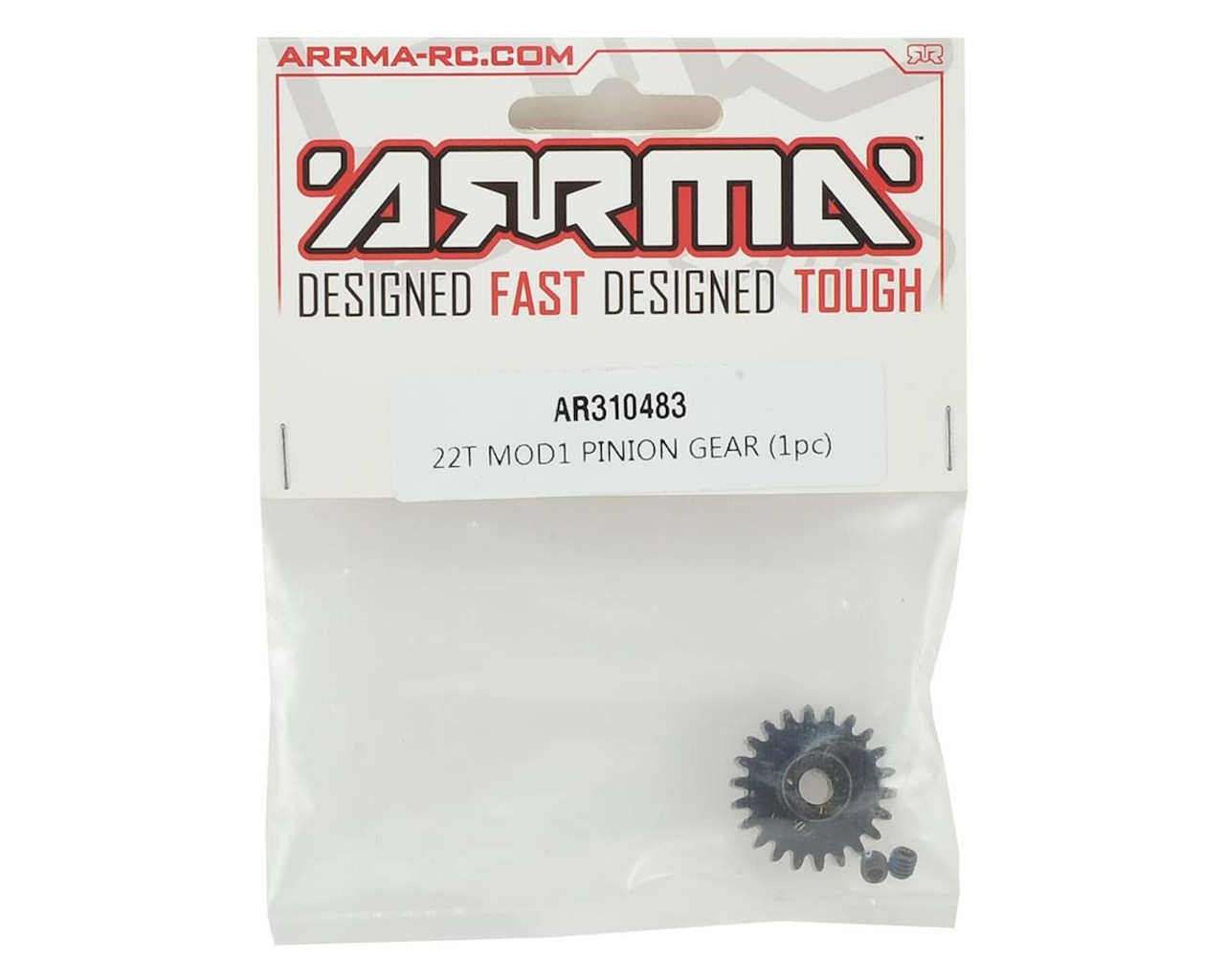 Arrma Steel Mod1 Pinion Gear (w/5mm Bore) (22T)