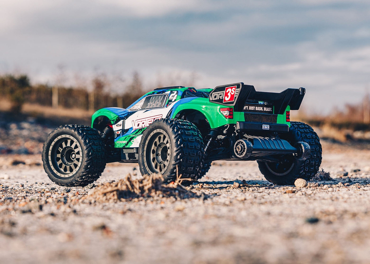 Arrma Vorteks 4X4 3S BLX 1/10 RTR Brushless Stadium Truck (Green)