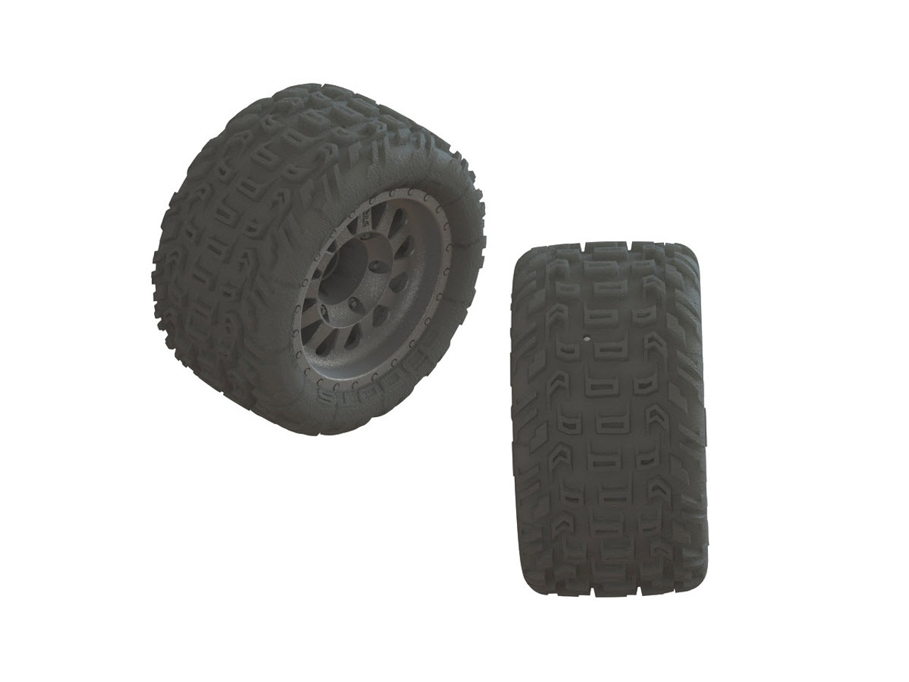 Arrma 1/10 dBoots Katar MT Pre-Mounted Tires 14mm Hex (2)