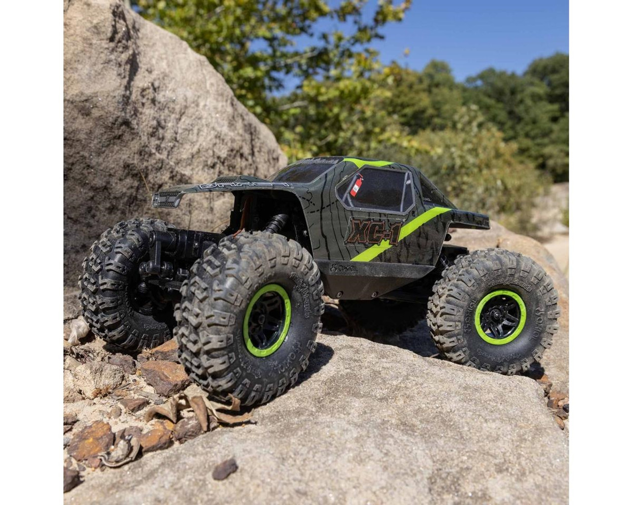 Axial AX24 XC-1 1/24 4WD RTR 4WS Mini Crawler (Green) w/2.4GHz Radio, Battery & Charger