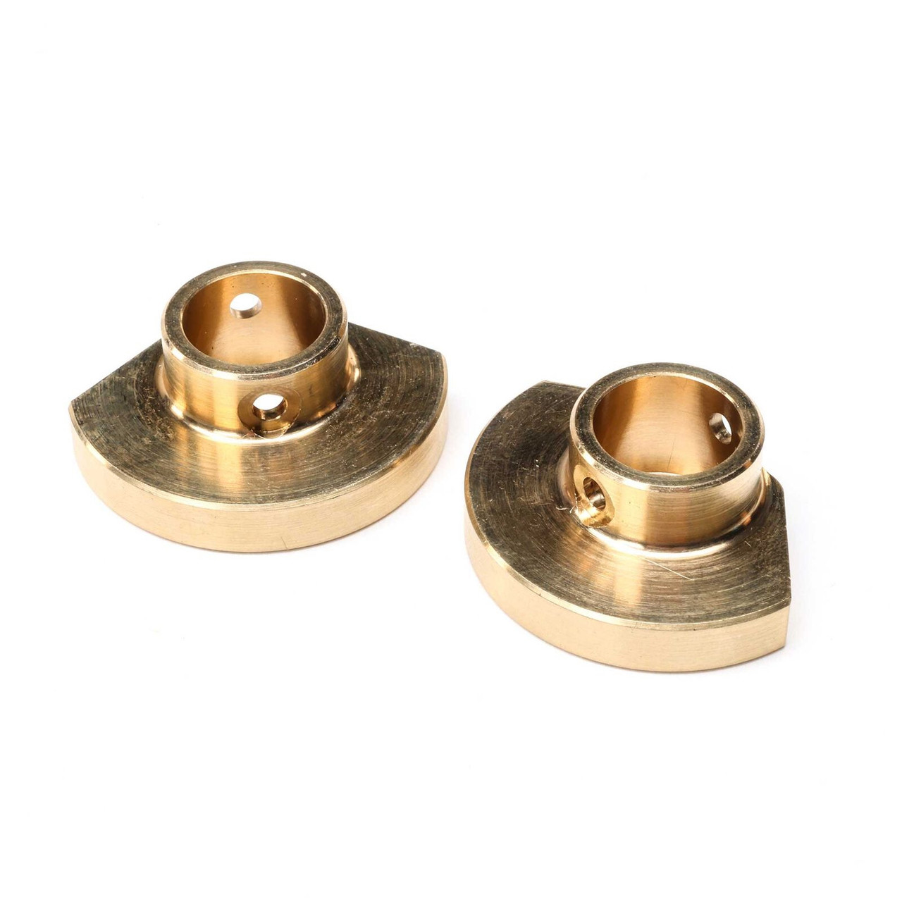 Axial SCX10 Pro Comp Crawler Brass Rear Axle Tube Caps (2) (30g)