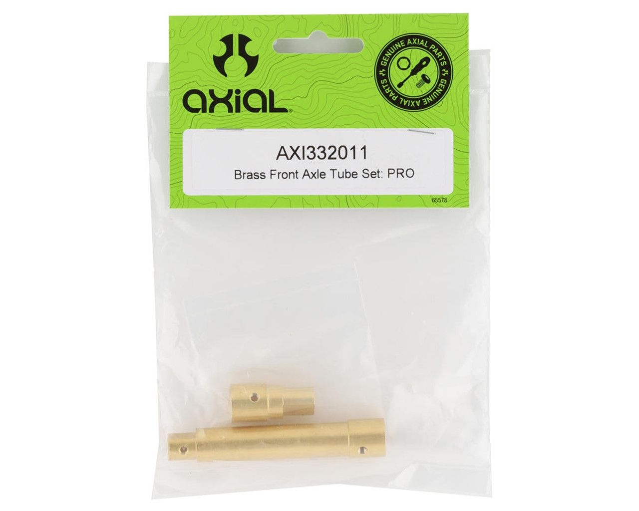 Axial SCX10 Pro Comp Crawler Brass Front Axle Tube (60g)