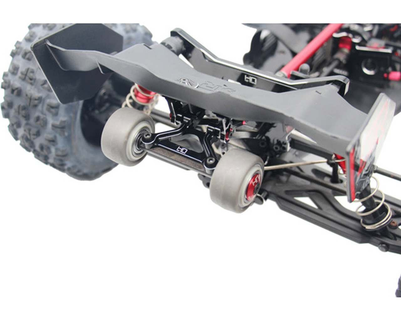 Hot Racing Arrma Kraton Outcast Talion 1/8 Aluminum HD bearing Wheelie Bar Set