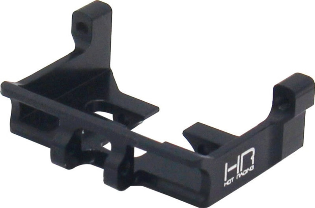 Hot Racing Axial SCX24 LCG Aluminum Steering Servo Mount (Black) (EcoPower/Emax)