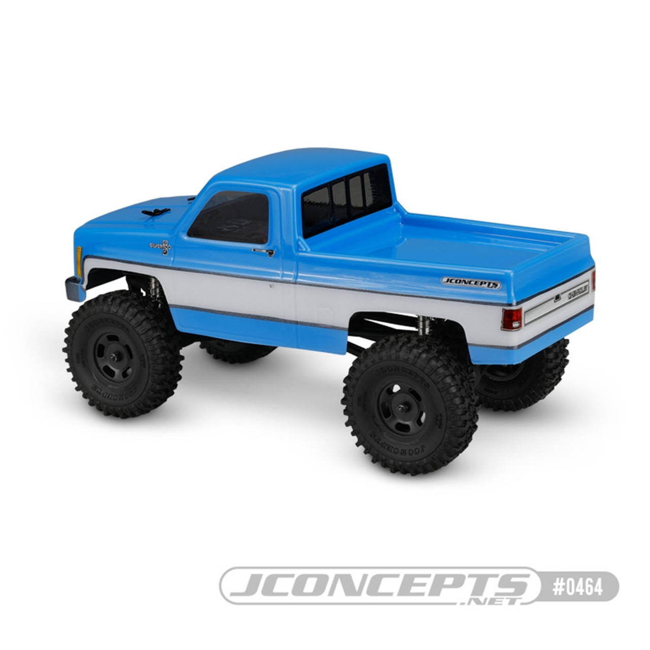 JConcepts 1978 Chevy K10, Axial SCX24 Truck body (Clear)