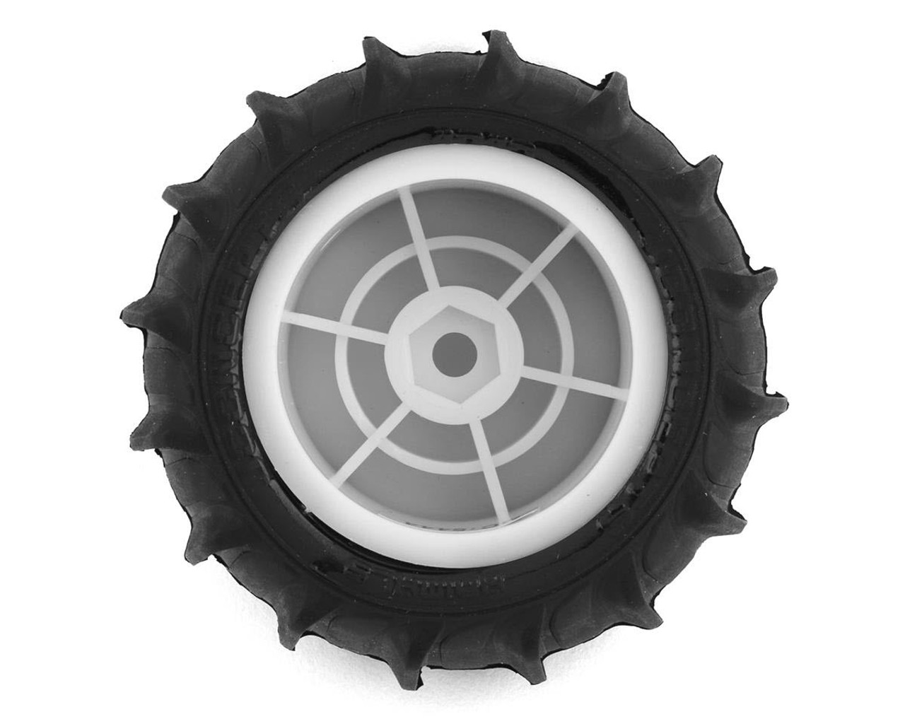 JConcepts Mini-T 2.0 Animal Pre-Mounted Rear Tires (White) (2)