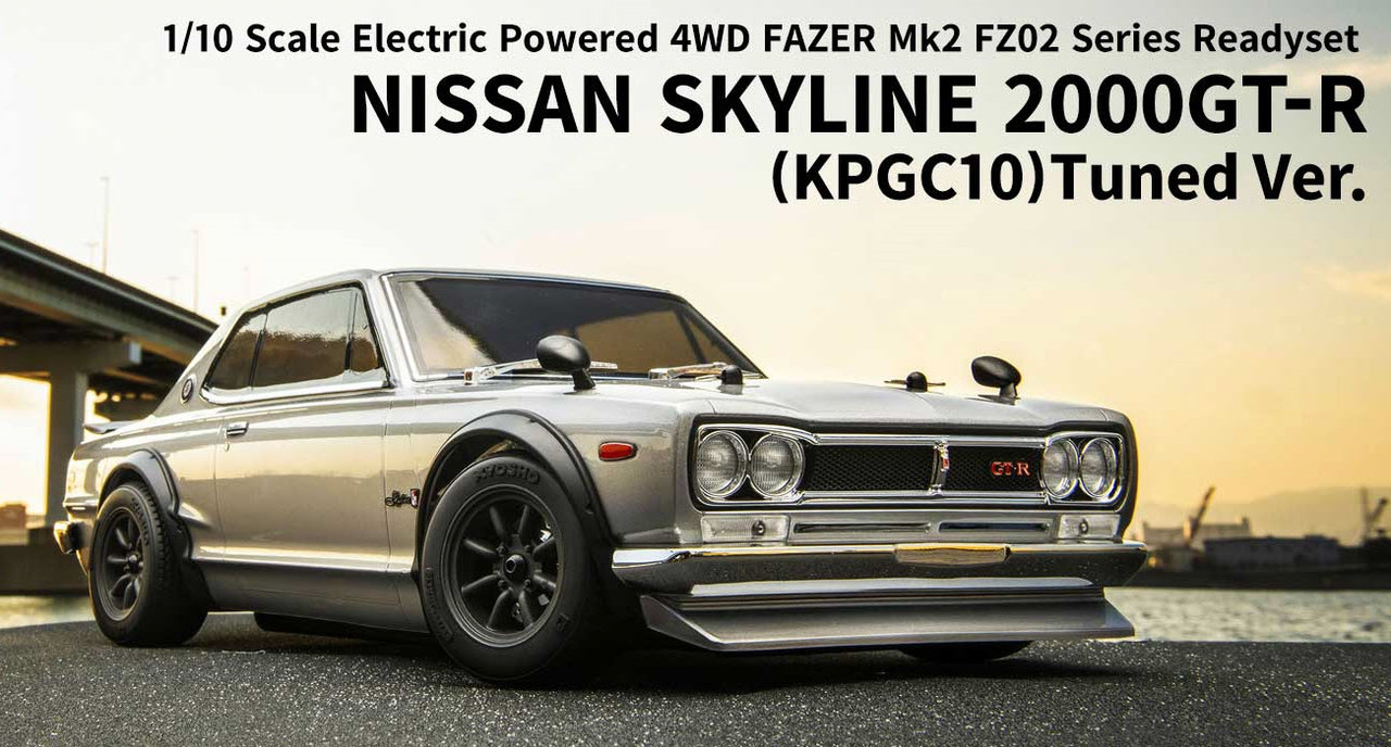 Kyosho Fazer Mk2 FZ02 Nissan Skyline 2000 GT-R KPGC10 ReadySet