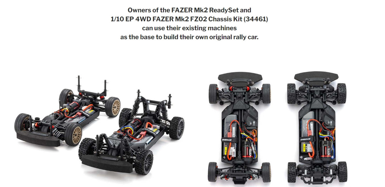 Kyosho 1:10 Scale Radio Controlled Electric Powered 4WD FAZER Mk2