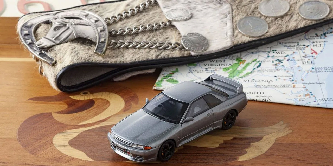 Kyosho Nissan Skyline GT-R R32 NISMO 1/43 Resin Model (Grey)