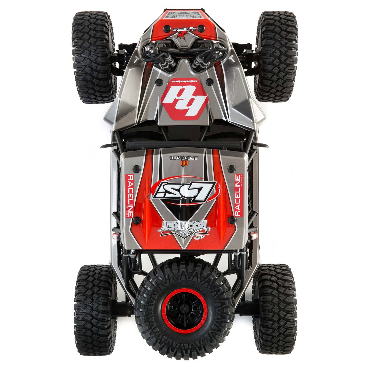 Losi Super Rock Rey (V2) 8s SRR 1/6 4WD RTR Electric Rock Racer (Grey) w/DX3 Radio, Smart ESC & AVC