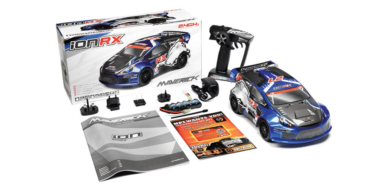 HPI Maverick ION RX 1/18 RTR Electric Rally Car (Aluminum Bones)