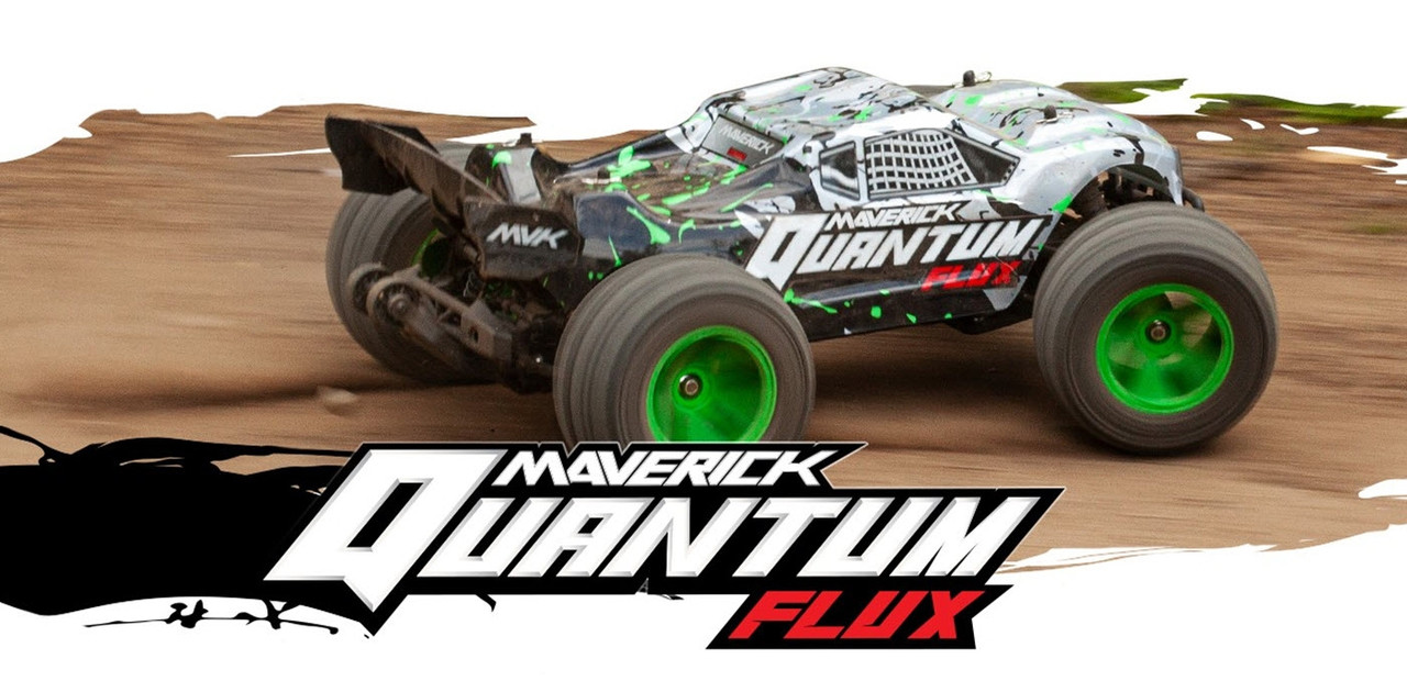 Maverick Quantum (3S) XT Flux 80A Brushless 1/10 4WD Stadium Truck Ready to Run - Green
