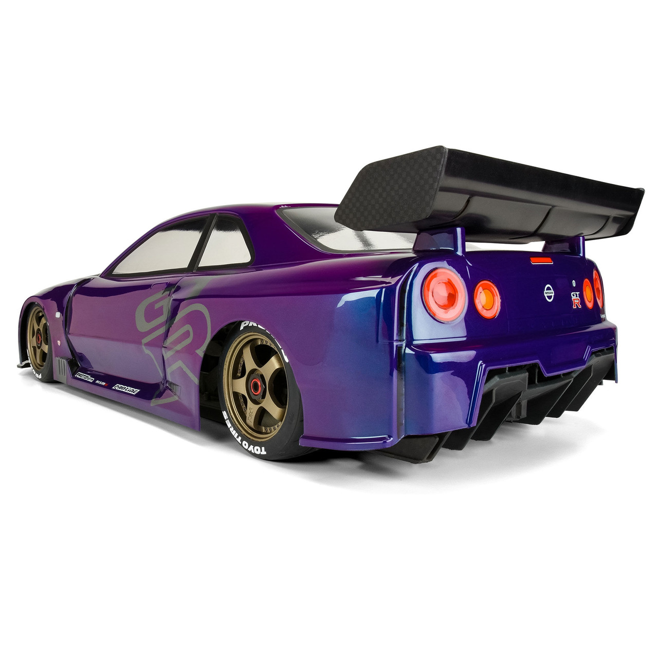 Protoform 1/7 2002 Nissan Skyline GT-R R34 Clear Body: ARRMA Infraction 6S