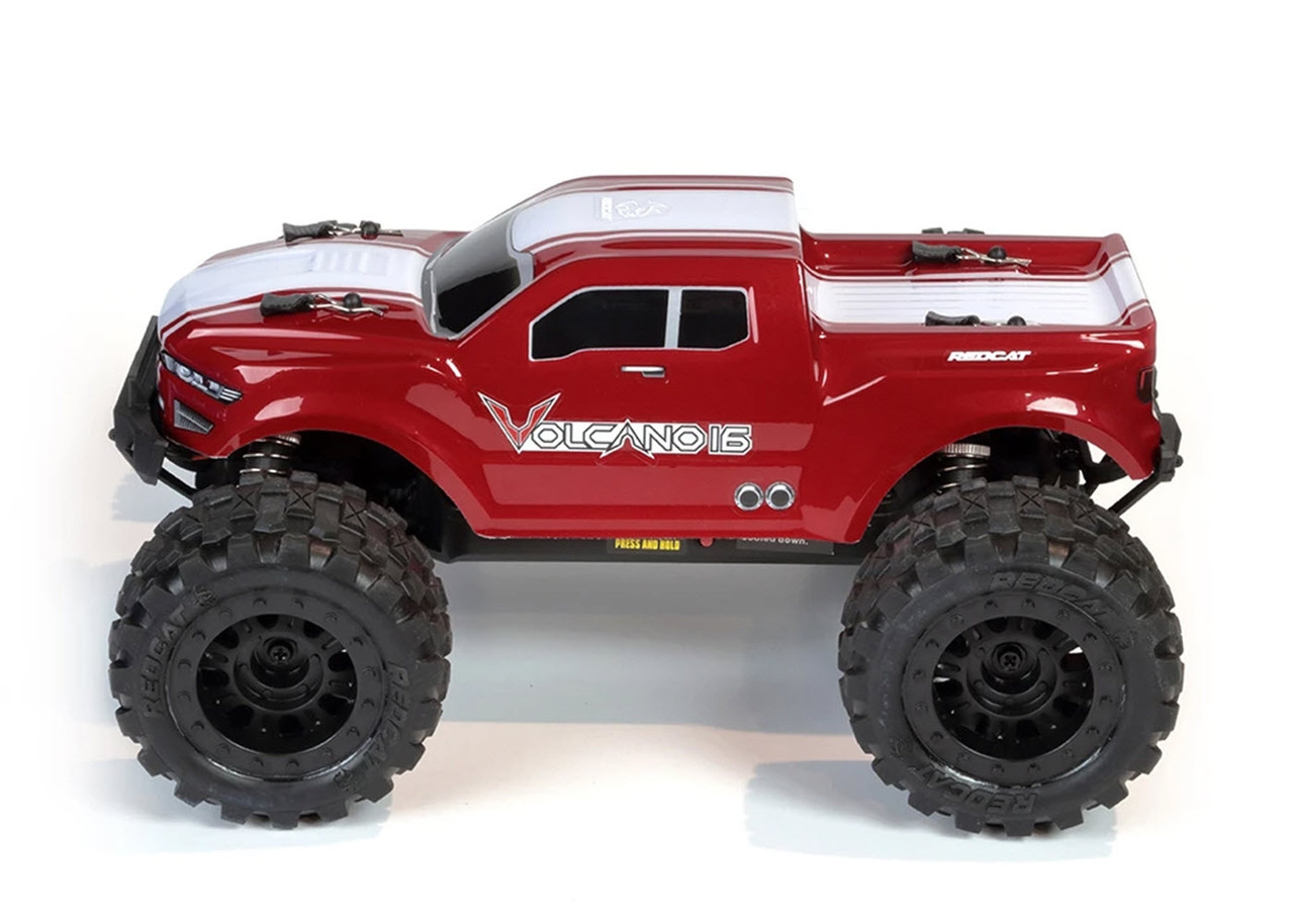 Redcat Volcano-16 1/16 Scale Brushed Monster Truck (RED)