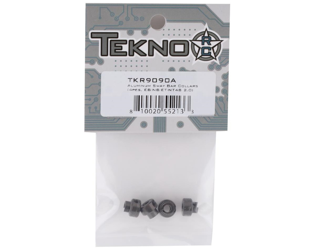 Tekno RC Aluminum Sway Bar Collars (4) EB48 2.1 ET48.3