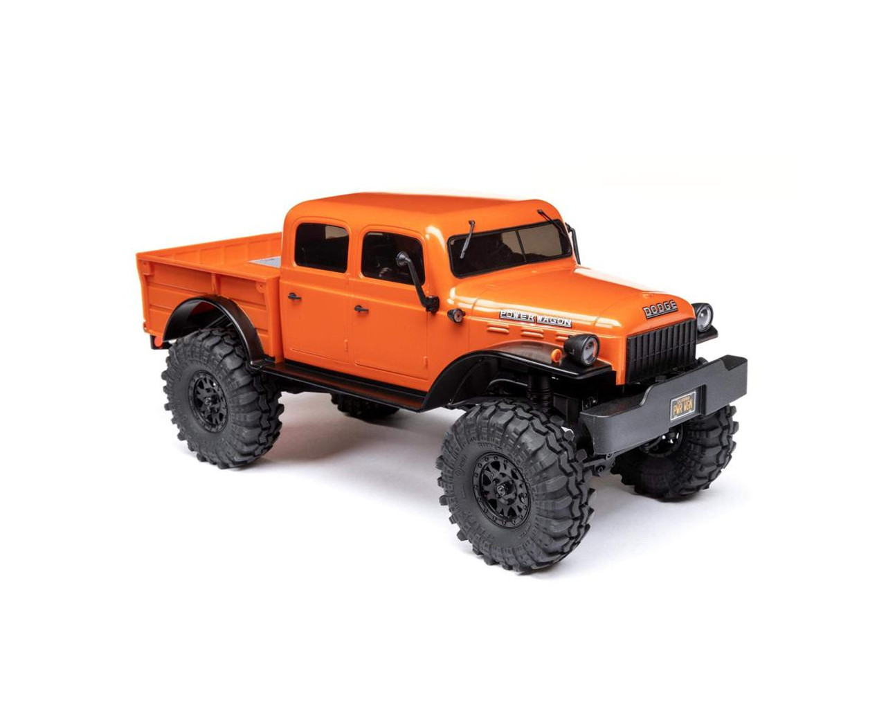 Axial SCX24 40's 4 Door Dodge Power Wagon 1/24 4WD RTR Scale Mini Crawler (Orange) w/2.4GHz Radio