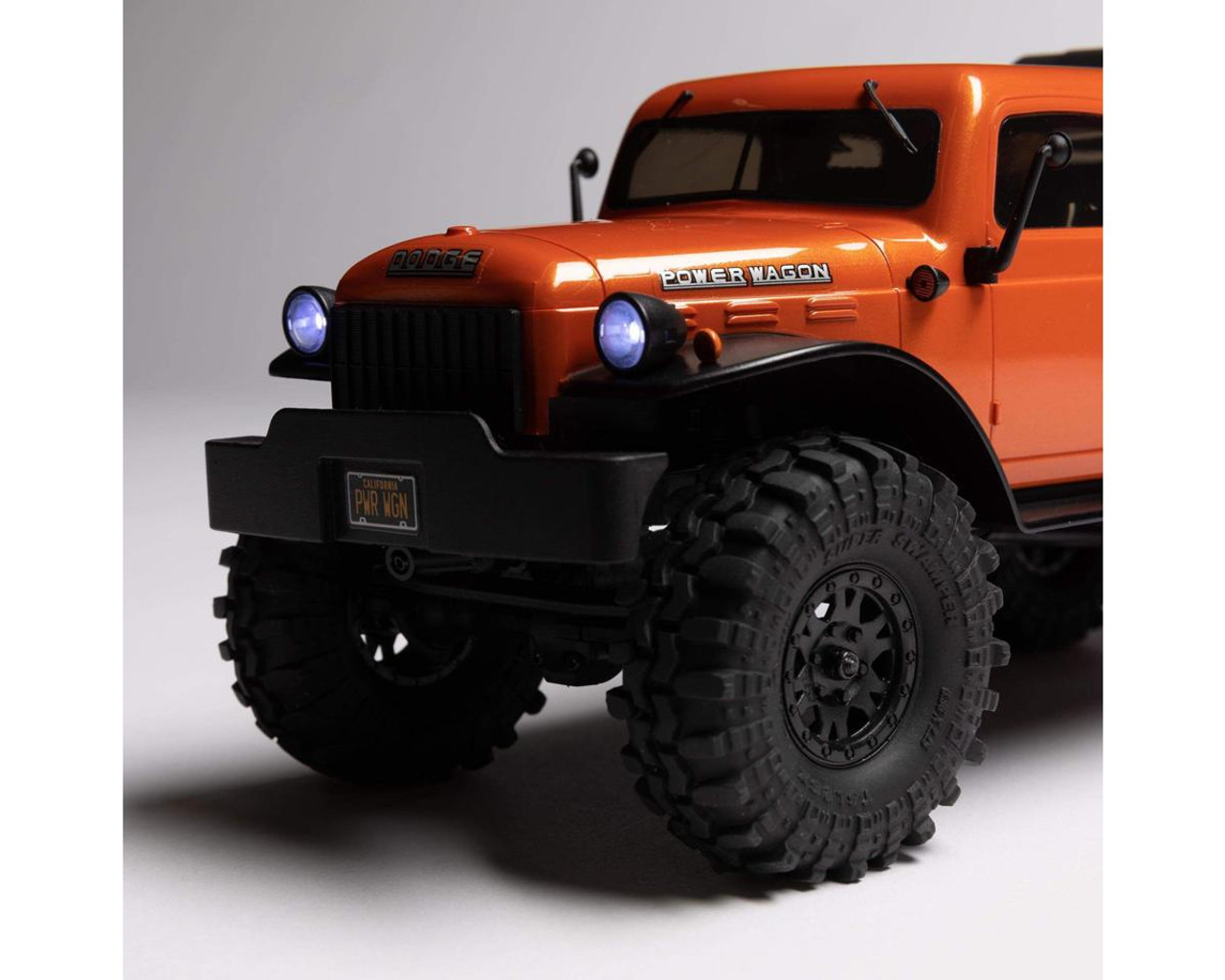 Axial SCX24 40's 4 Door Dodge Power Wagon 1/24 4WD RTR Scale Mini Crawler (Orange) w/2.4GHz Radio