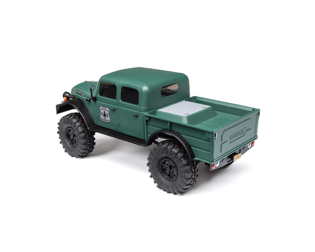 Axial SCX24 40's 4 Door Dodge Power Wagon 1/24 4WD RTR Scale Mini Crawler (Green) w/2.4GHz Radio