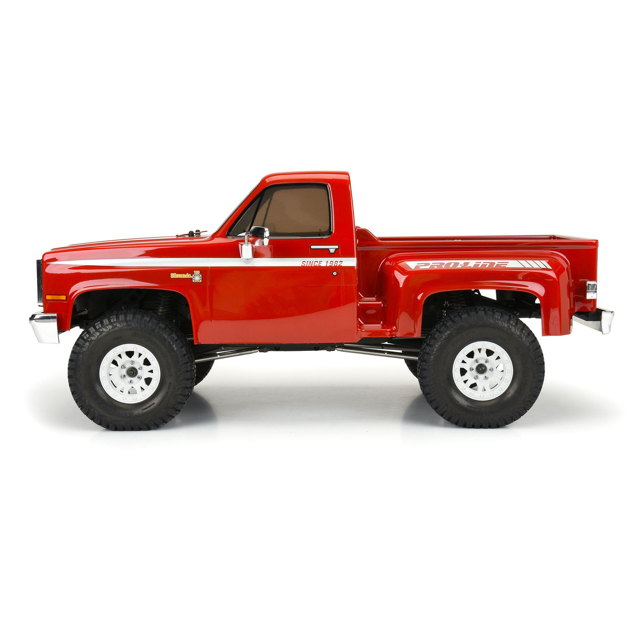 Pro-Line 1/10 Pre-Cut 1982 Chevy K-10 12.3" Rock Crawler Body (Clear) (SCX10)