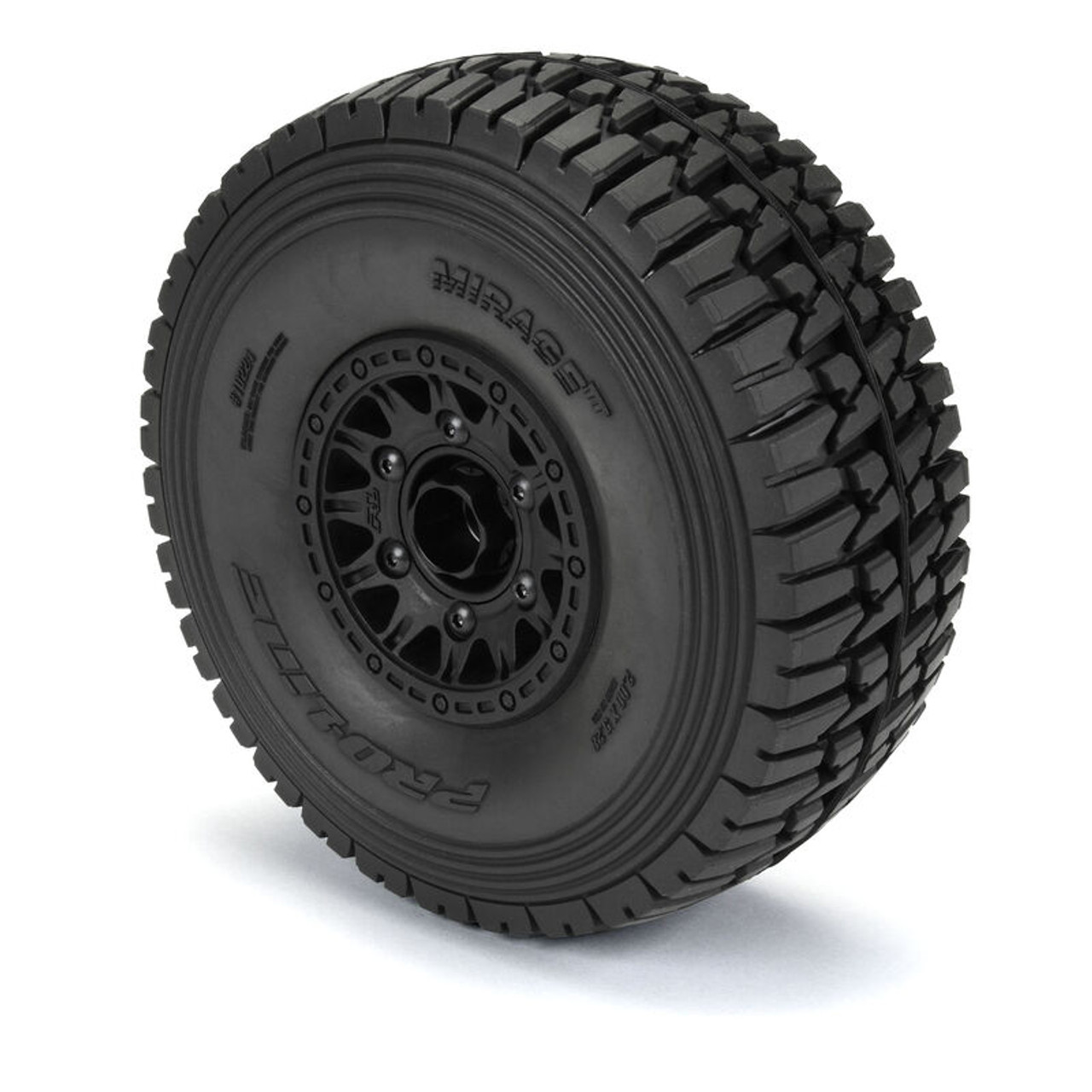 Proline 1/7 Mirage TT BELTED F/R Tires MTD 17mm Raid (2): Mojave 6S, UDR