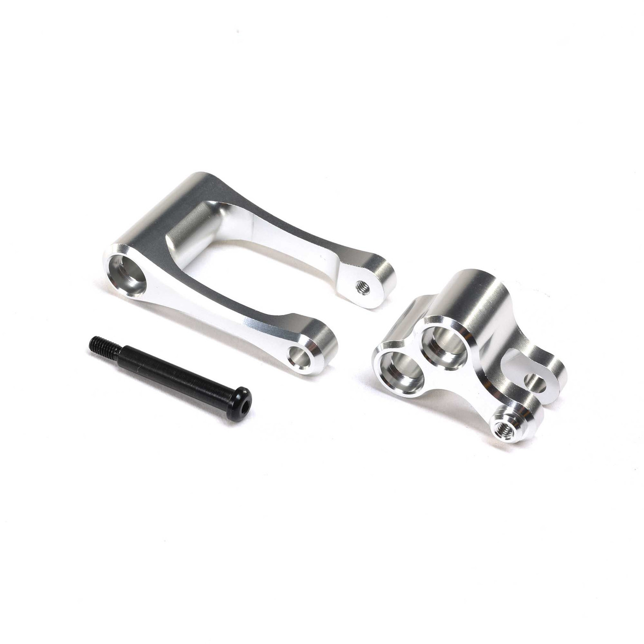 Losi Promoto-MX Aluminum Knuckle & Pull Rod, Silver