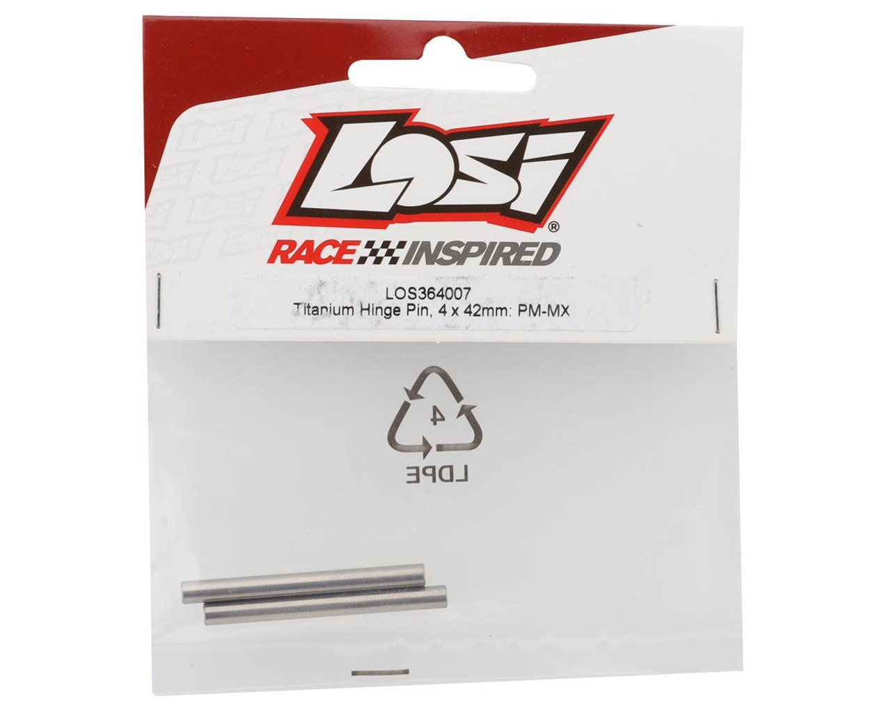 Losi Promoto-MX 4x42mm Titanium Hinge Pin (2)