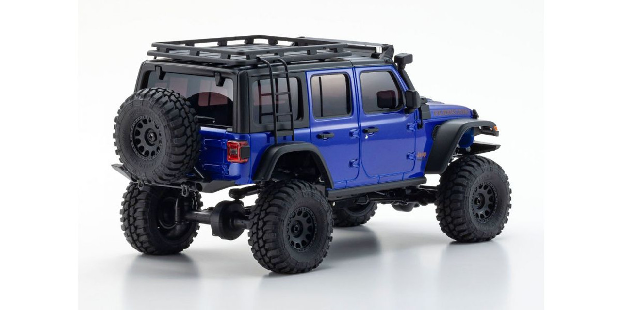 Kyosho MX-01 Mini-Z 4X4 Readyset w/Jeep Wrangler Rubicon Body (Blue) & 2.4GHz Radio System-