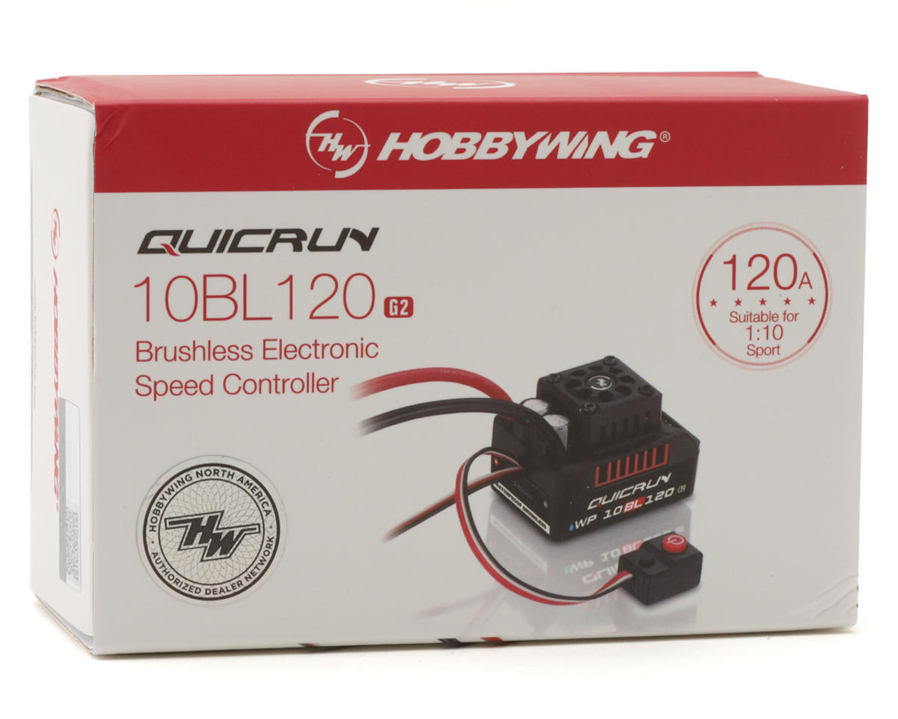 Hobbywing QuicRun 10BL120 G2 120A 1/10 Sensorless Brushless ESC