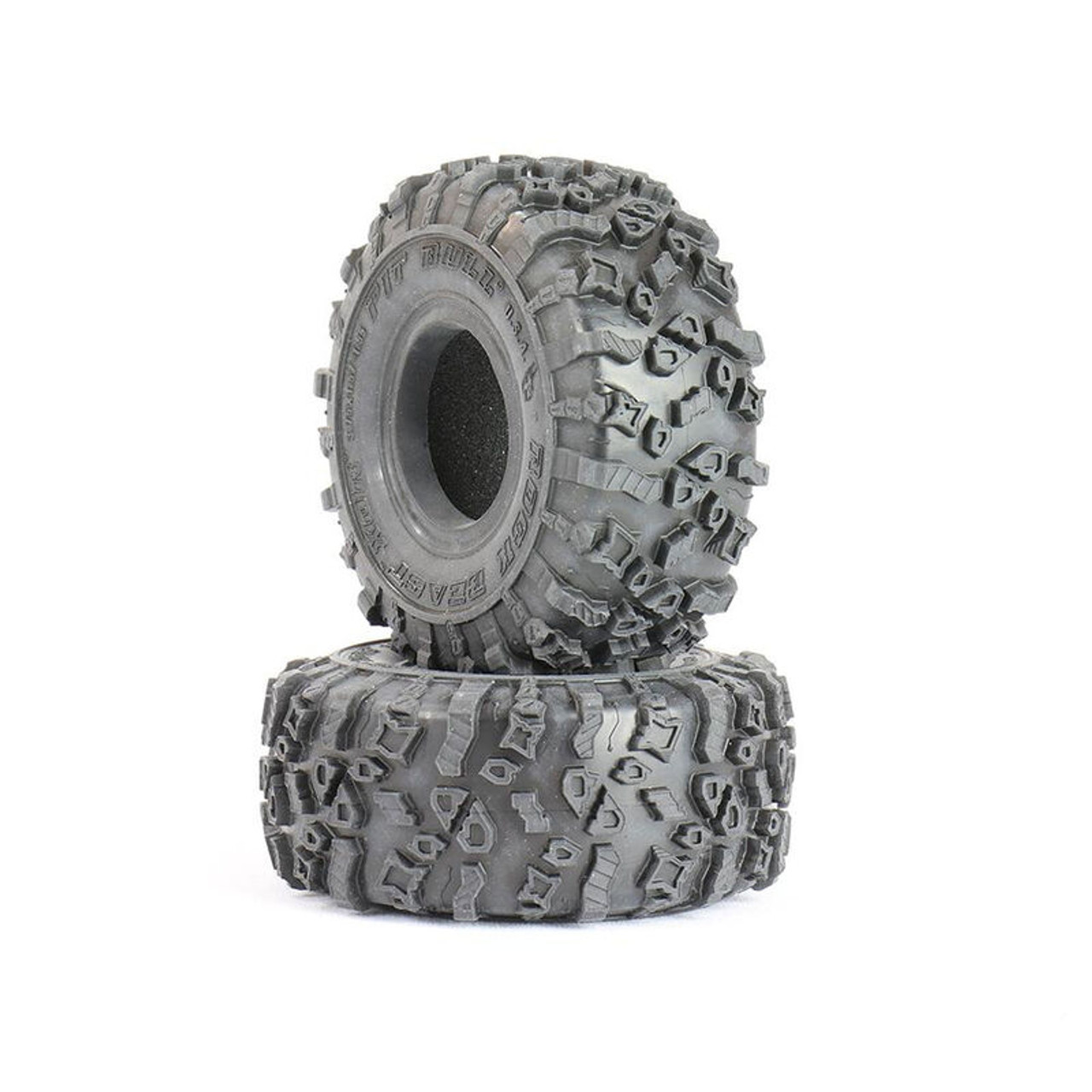 Pit Bull Tires Rock Beast XOR 1.55" Scale Rock Crawler Tires w/Foams (2) (Alien)