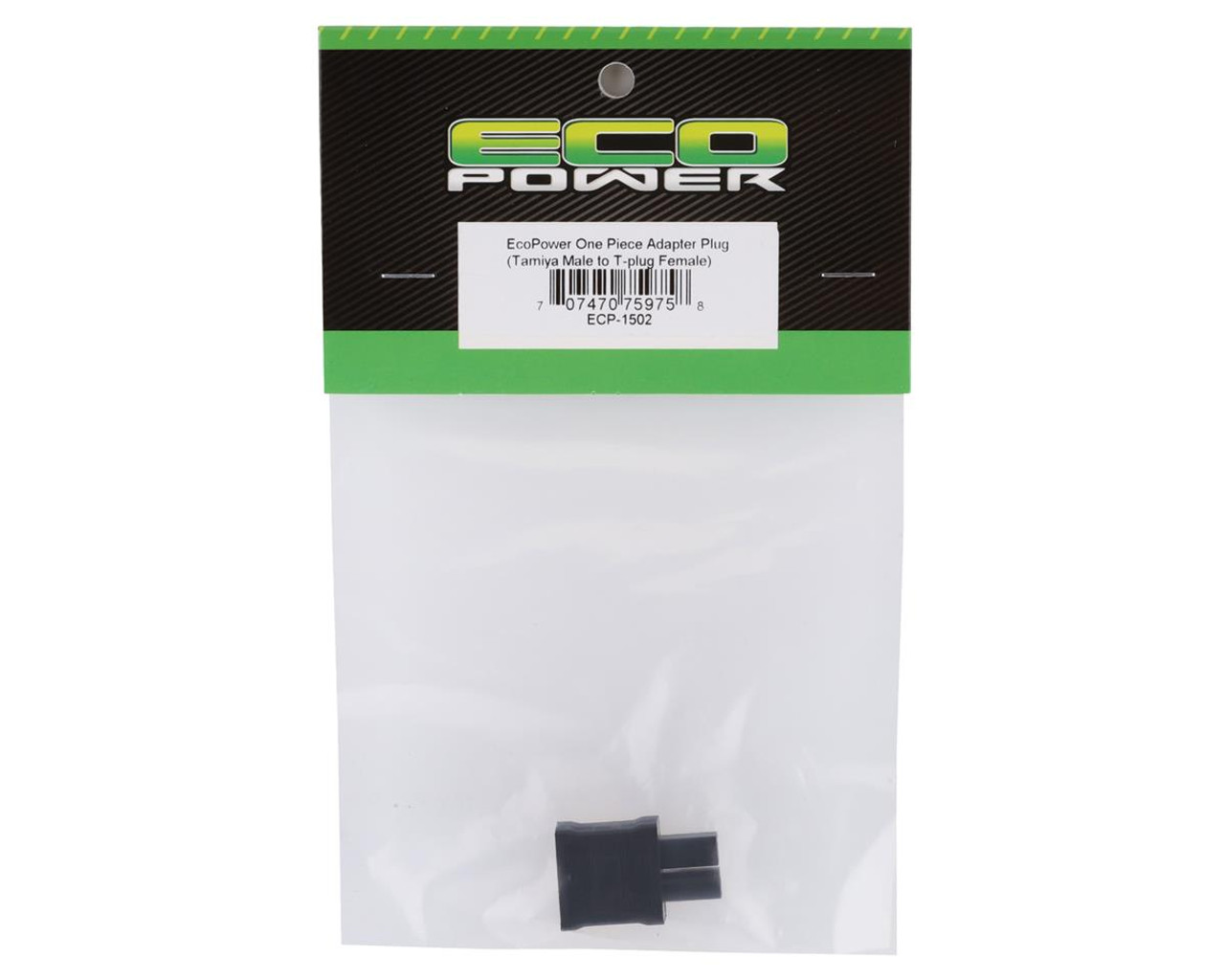 EcoPower One Piece Adapter Plug (Tamiya Male to T-Plug Female)