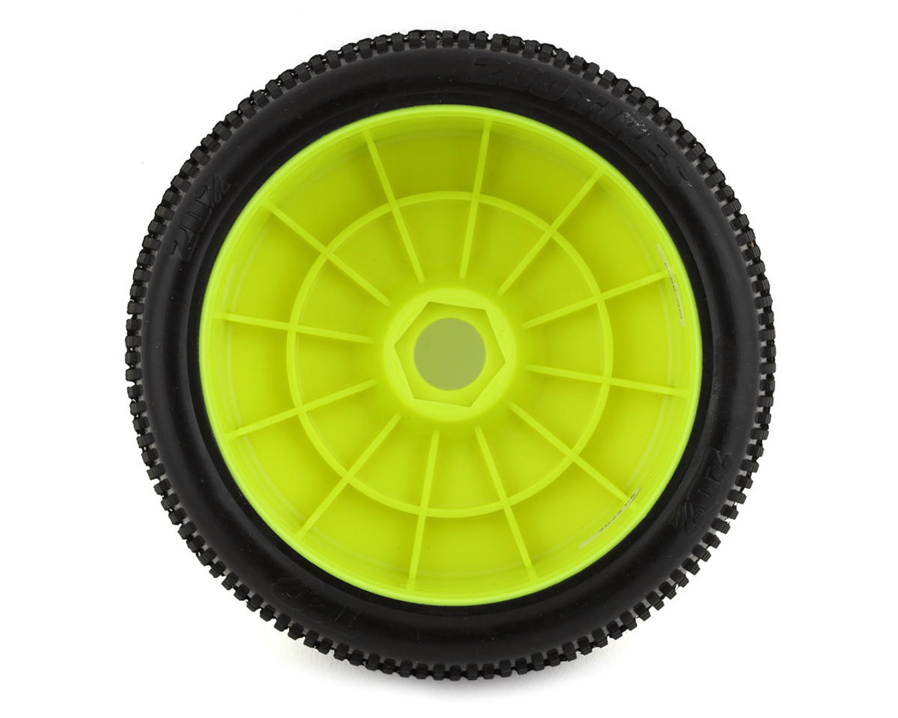 TZO Tires 202 1/8 Buggy Pre-Glued Tire Set (Yellow) (4) (Soft)