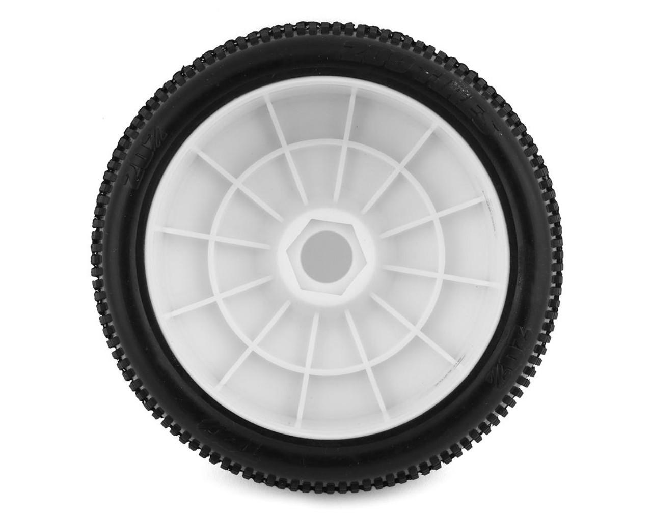 TZO Tires 202 1/8 Buggy Pre-Glued Tire Set (White) (4) (Soft)