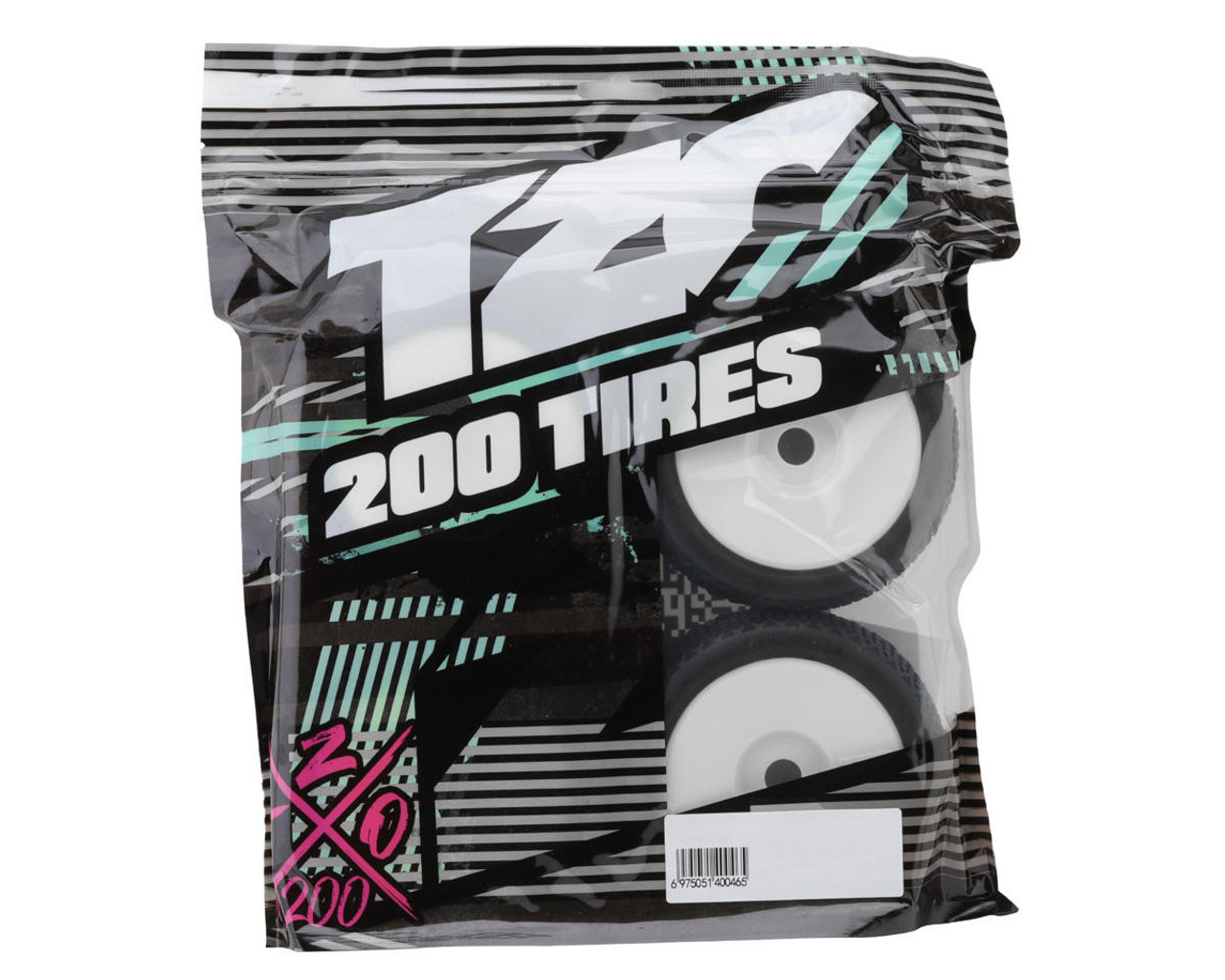 TZO Tires 601 1/8 Buggy Pre-Glued Tire Set (White) (4) (Ultra Soft)