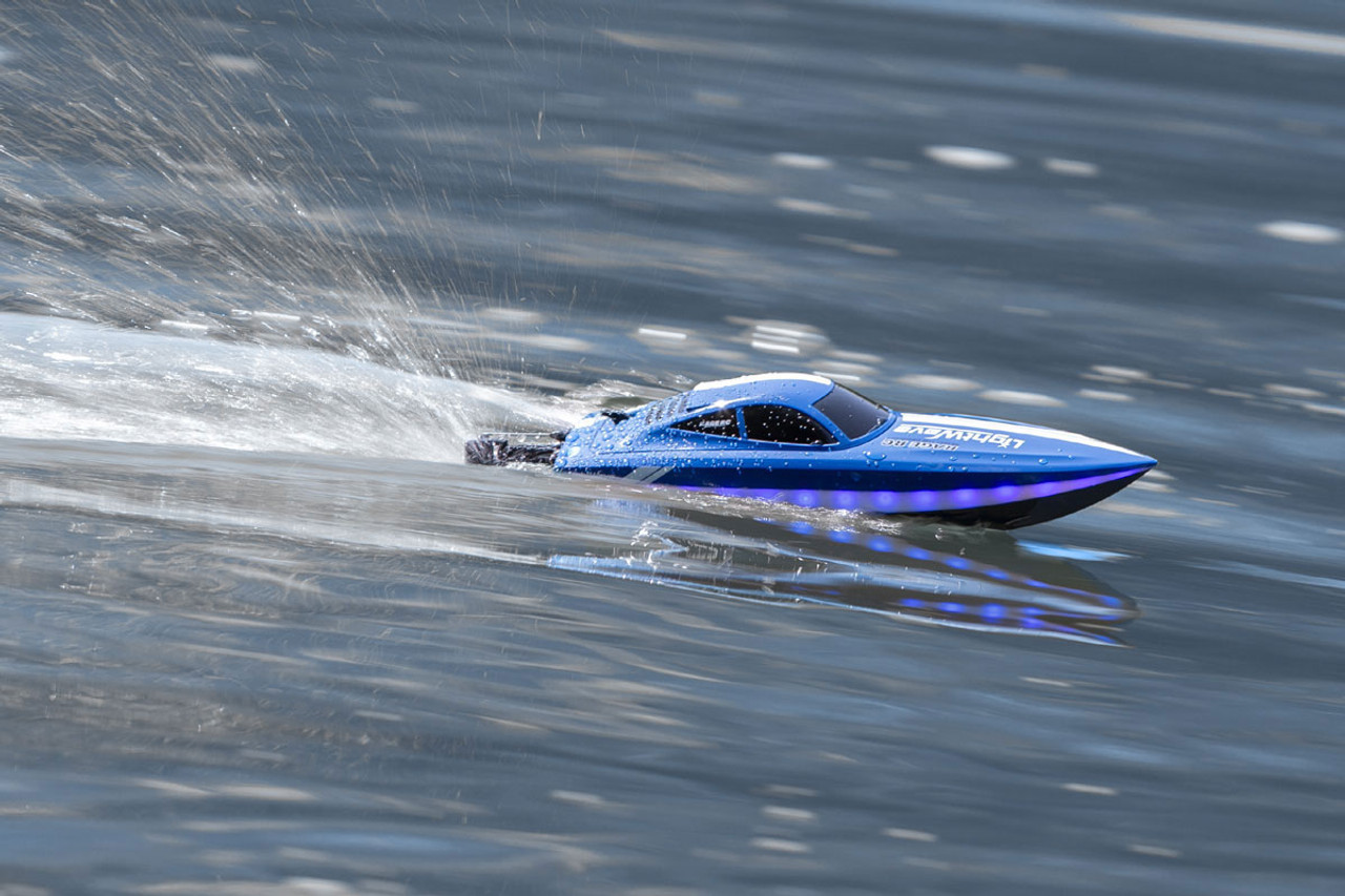 Rage RC LightWave Electric Micro RTR Boat; Blue